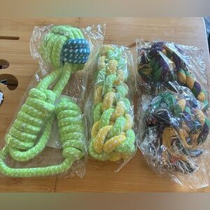 🪢 Set of 3 Rope Toys for Your Pooch